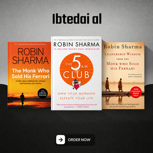 Robin Sharma Bestselling Collection – 3 Books Set | Personal Growth, Leadership & Success (Premium)